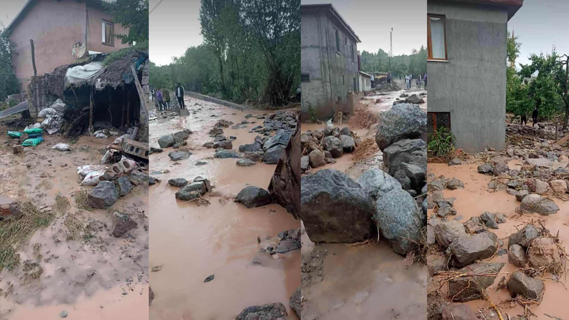 Selin Vurduğu O İlçede Çok Sayıda Ev Ve Ahır Yıkıldı (2)