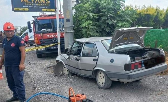 Direge Carpan Otomobilin Surucusu Hayatini Kaybetti 0991Faae