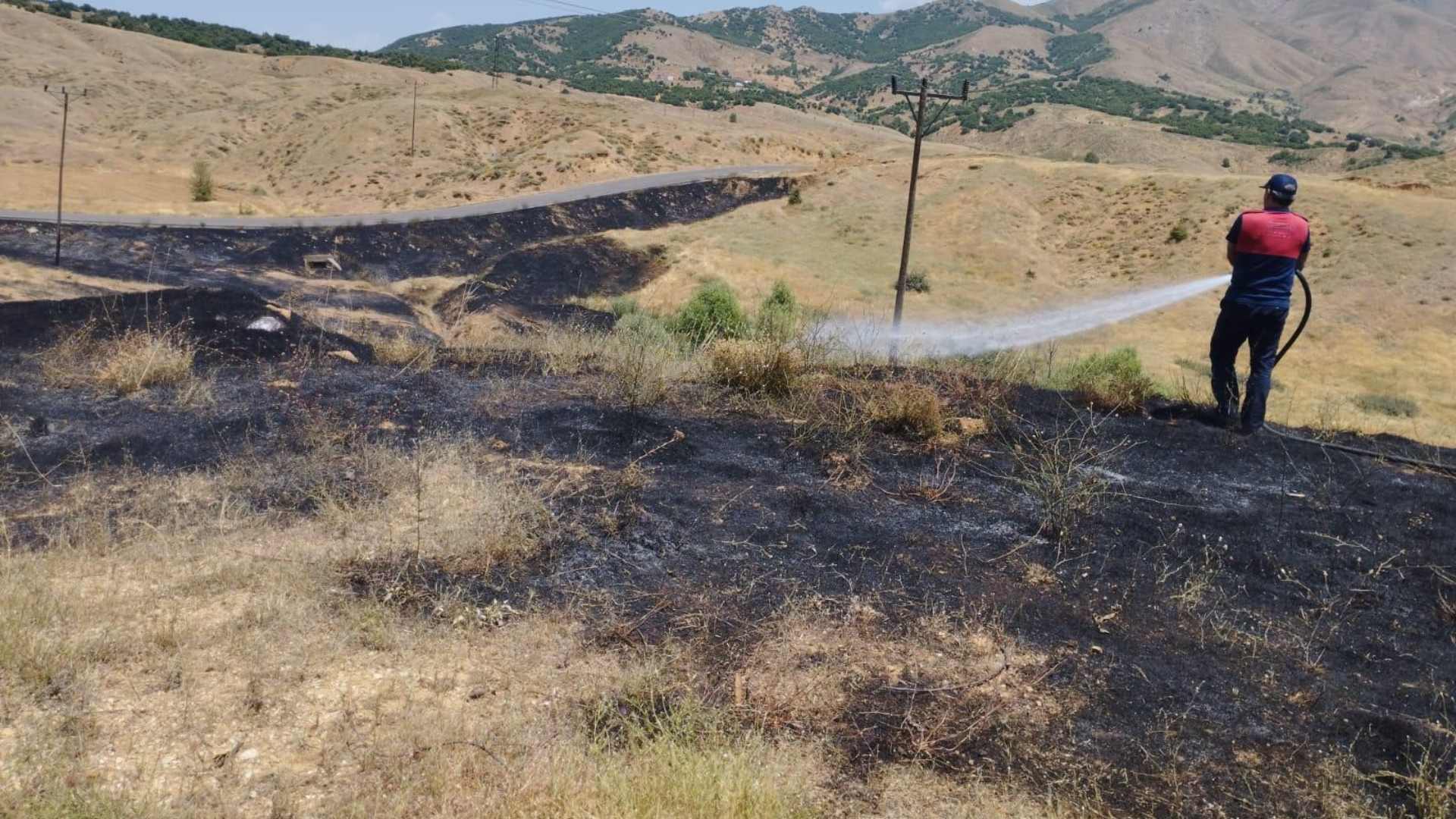 Orman Yangını Büyümeden Söndürüldü (1)