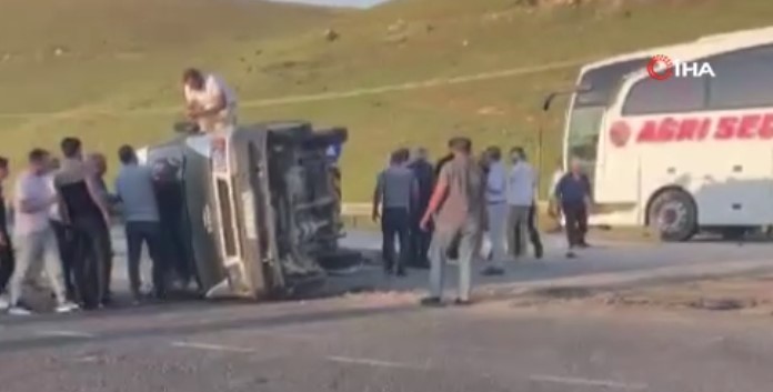 Pasinler’de Zincirleme Trafik Kazası