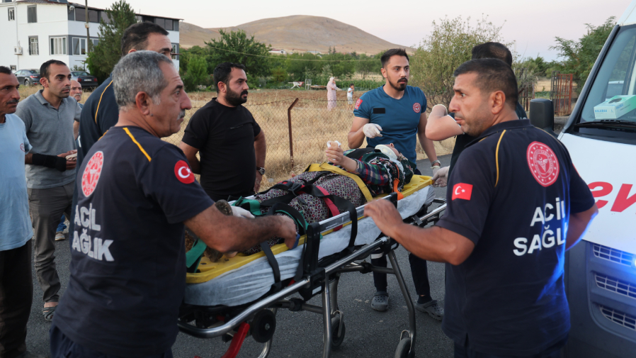 Elazığ’da Trafik Kazası 6 Yaralı (2)