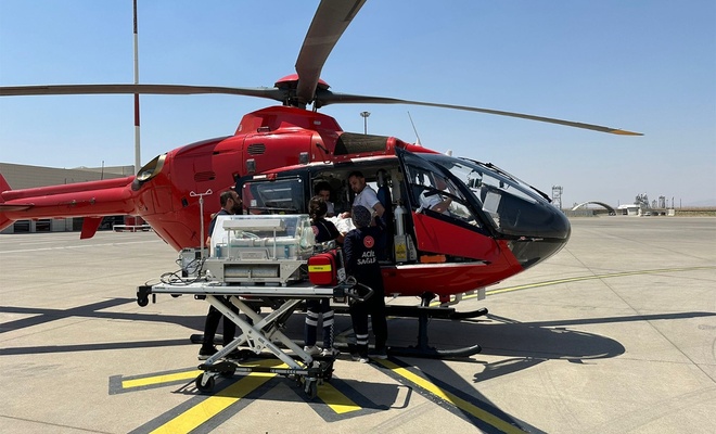 Sirnakta Ambulans Helikopter 52 Gunluk Umut Bebek Icin Havalandi 6Af57C2D