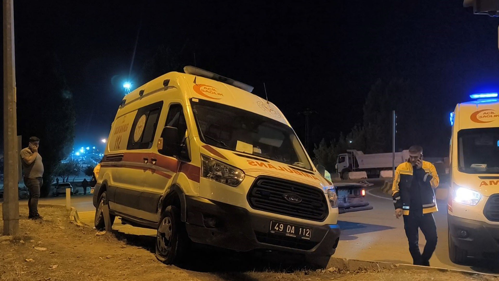 Bitlis Karayolunda Ambulans Kaza Yaptı, 2 Yaralı 1