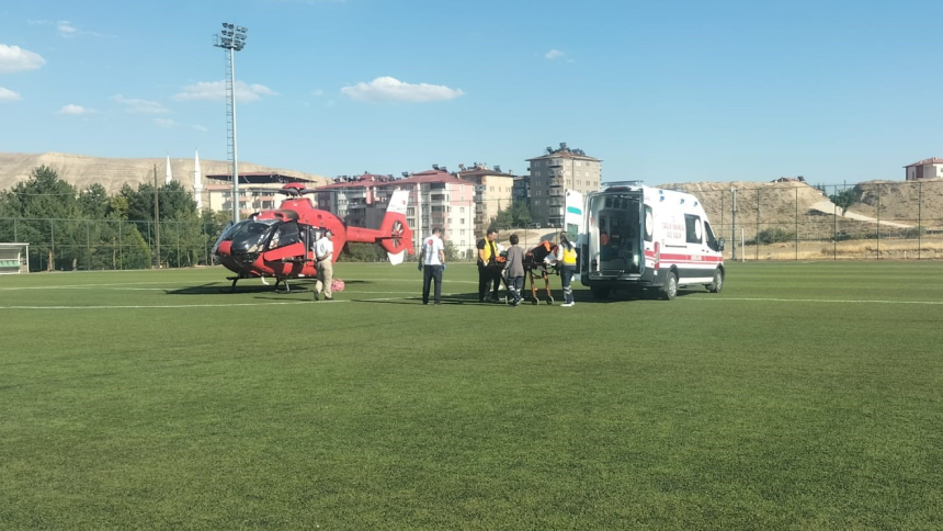 Malatya’da Kalp Krizi Geçiren Hasta İçin Ambulans Helikopter Sevk Edildi (2)