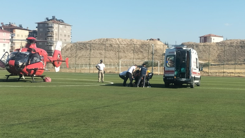 Malatya’da Kalp Krizi Geçiren Hasta İçin Ambulans Helikopter Sevk Edildi