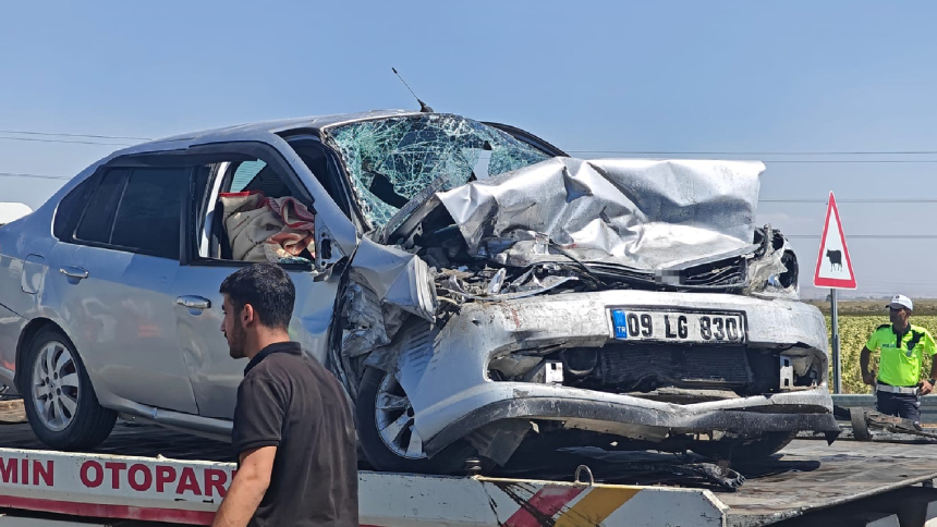 Muş’ta Tıra Çarpan Otomobilde 1 Ölü, 5 Yaralı (4)