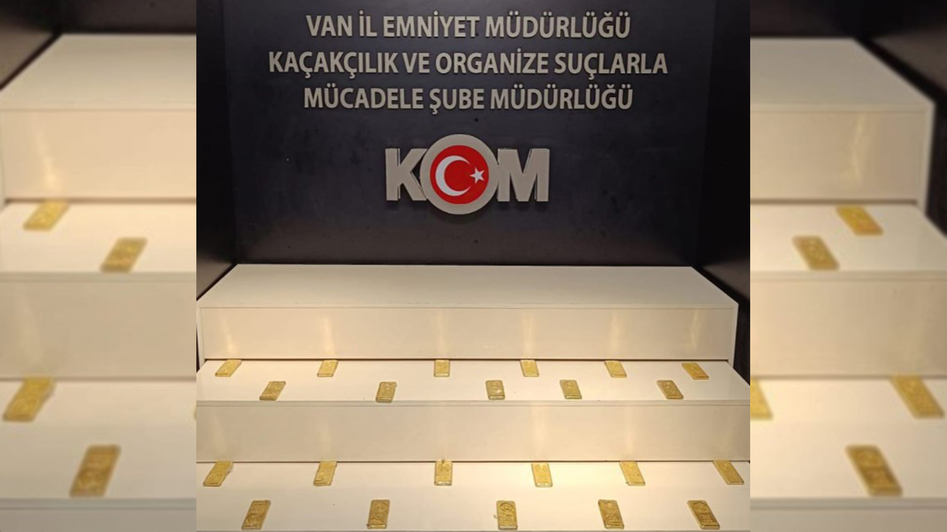 Van'da 66 Milyon Tl Değerinde Kaçak Altın Ele Geçirildi