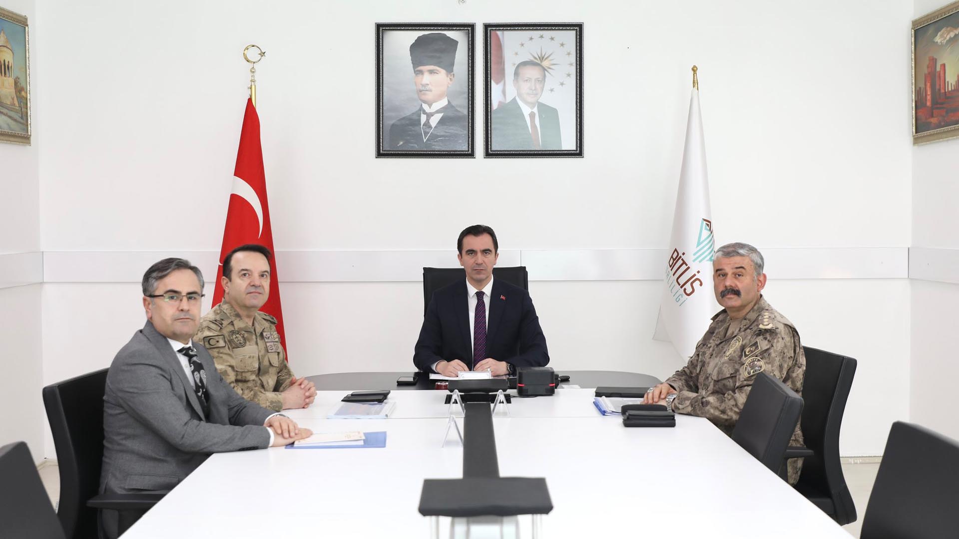 Bitlis Valisi Karakaya, Bakanlar Başkanlığındaki Vks Toplantısına Katıldı 1