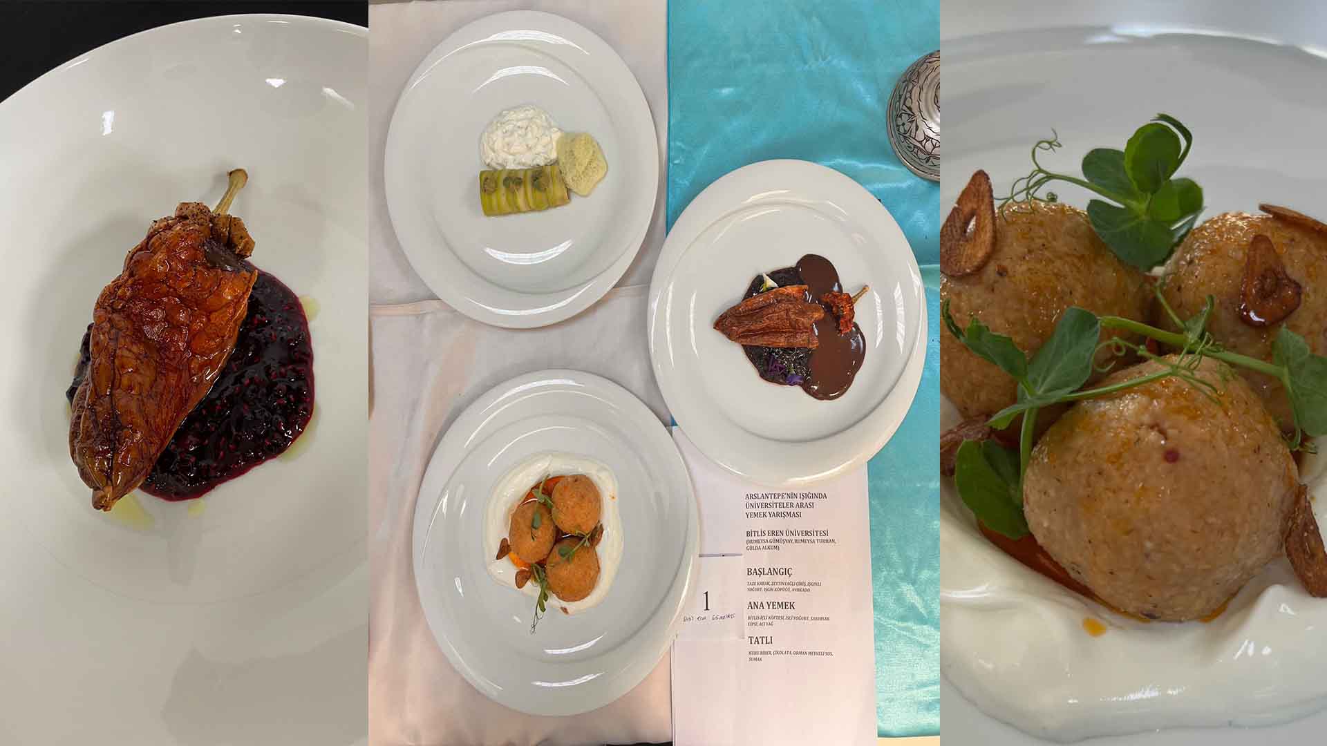 Bitlis Eren Üniversitesi Aşçılık Öğrencilerinden 3 Altın Madalyalı Zafer