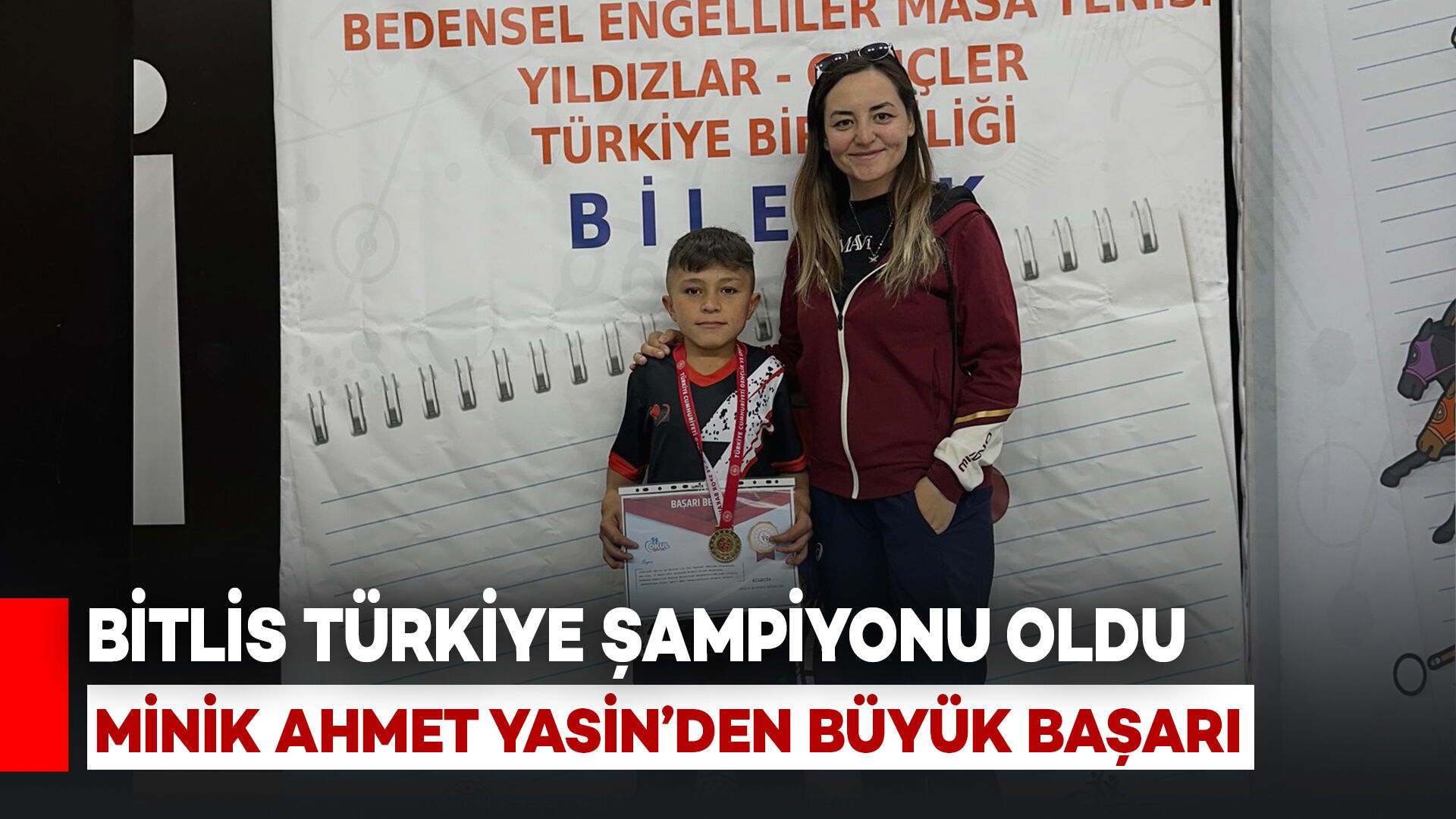 Türkiye Şampiyonu Bitlis'ten: Minik Ahmet Yasin'den Büyük Başarı