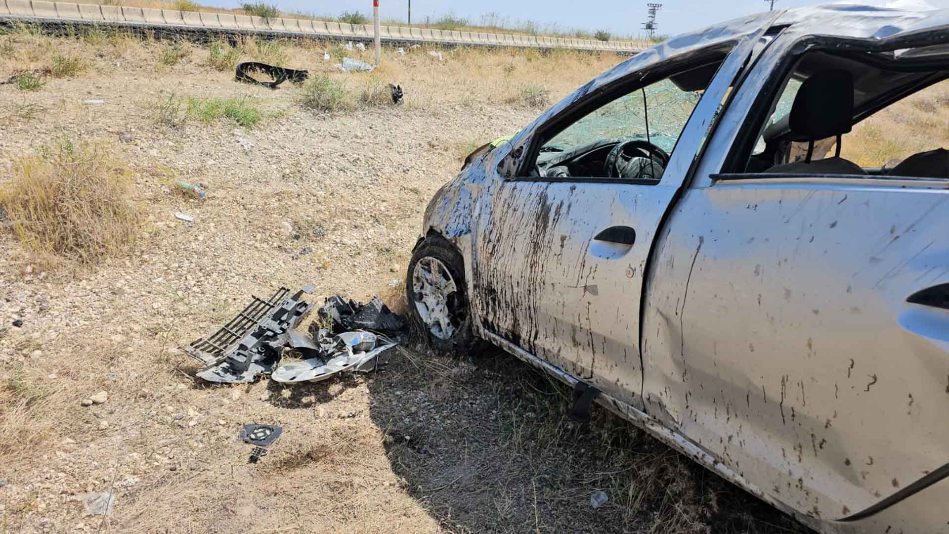 Bitlis'te Otomobil Takla Attı, 6 Kişi Yaralandı 1