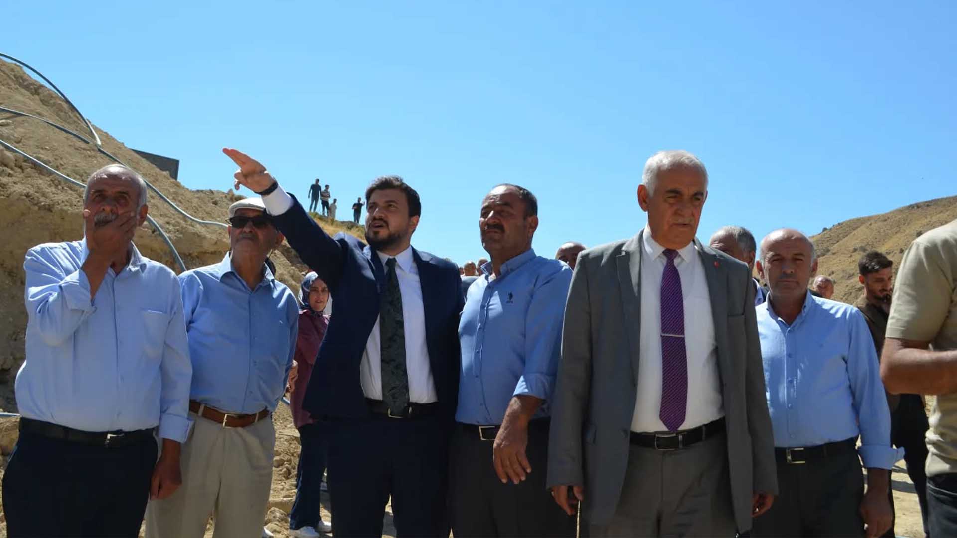 Adilcevaz’da Baraj Göletinin Ilk Betonu Döküldü 1