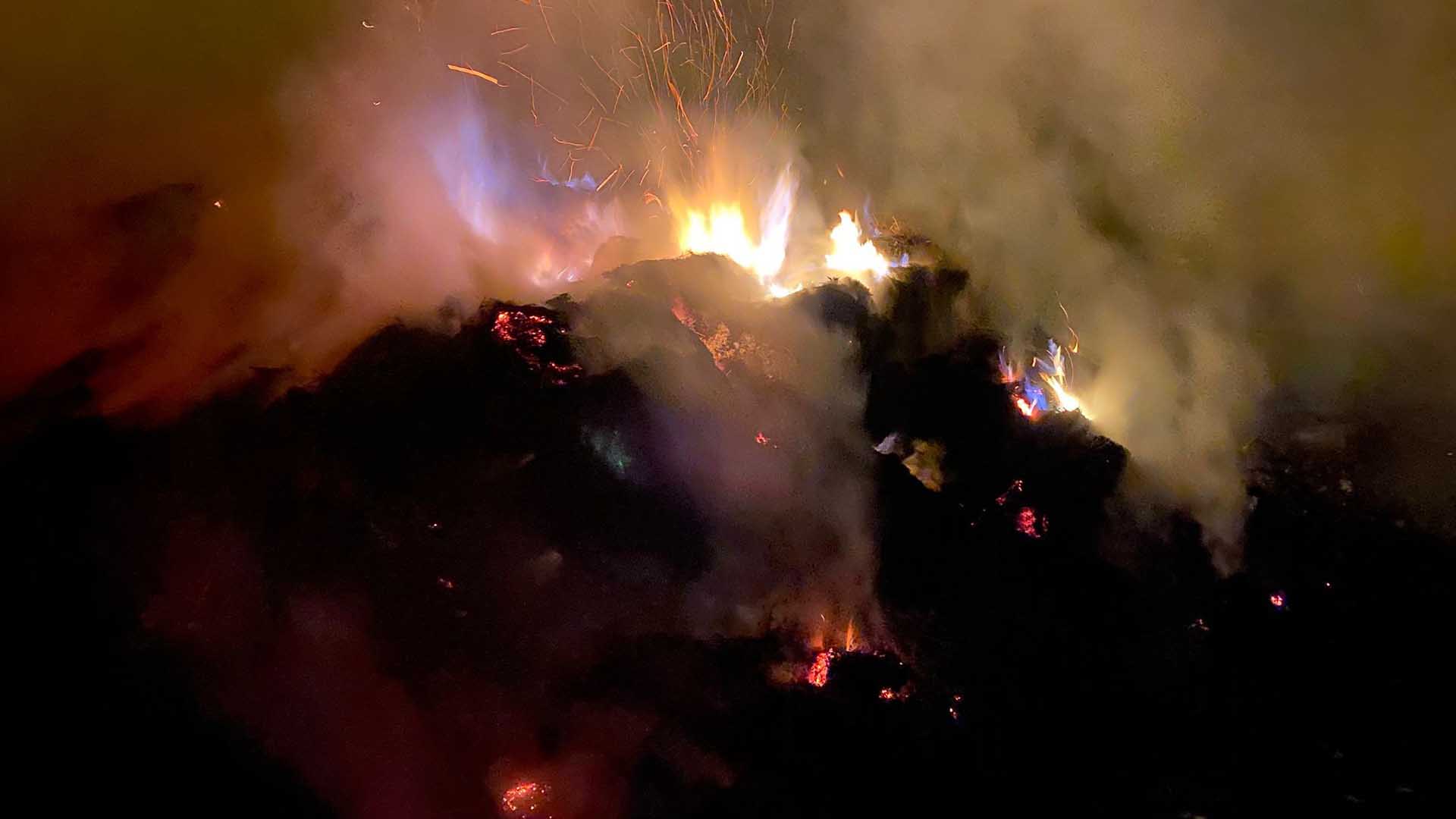 Bitlis’te Meydana Gelen Ot Yangını Korkuya Neden Oldu 1