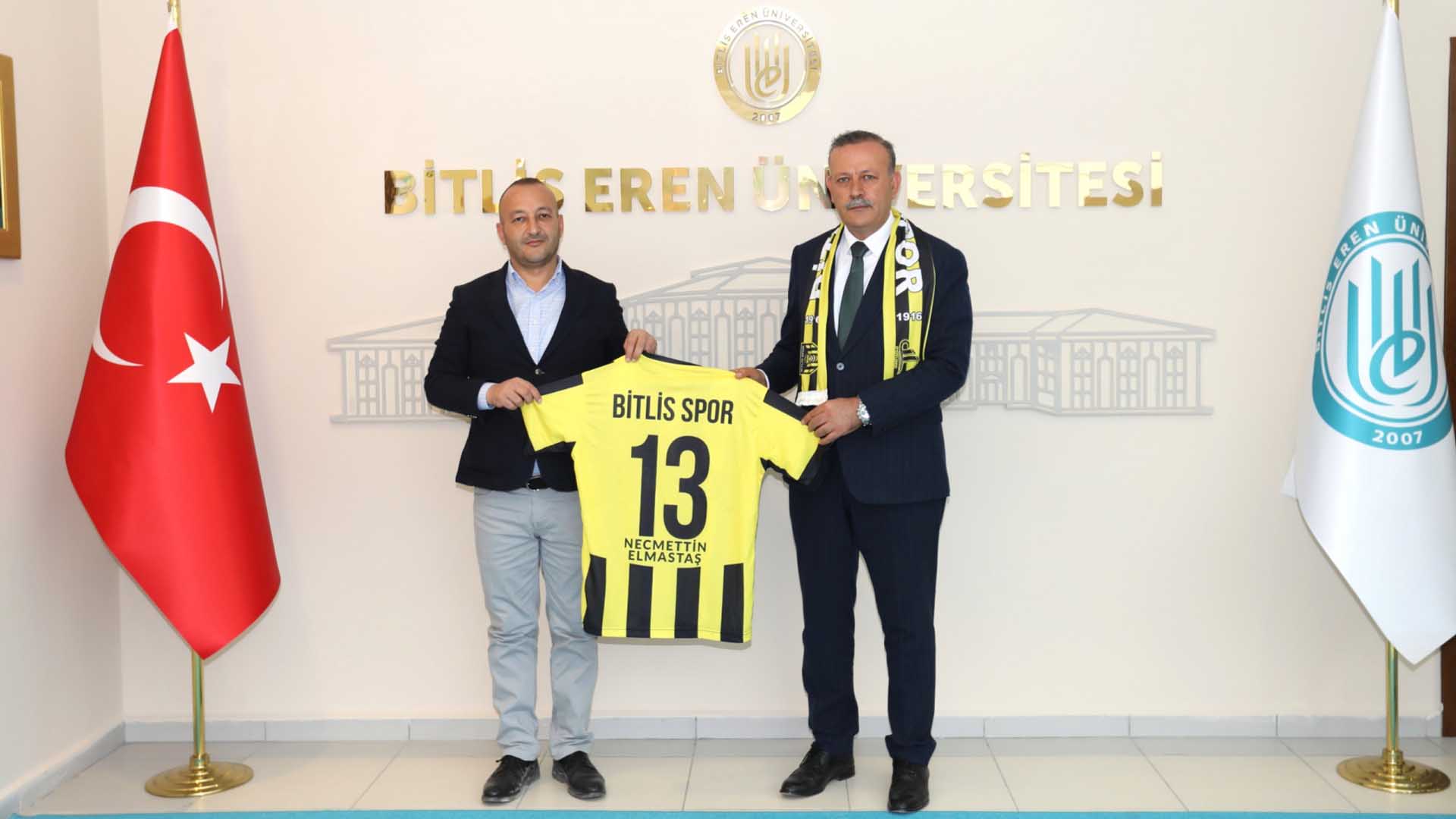 Bitlis Spor 1916’Dan Rektör Elmastaş’a Ziyaret 1