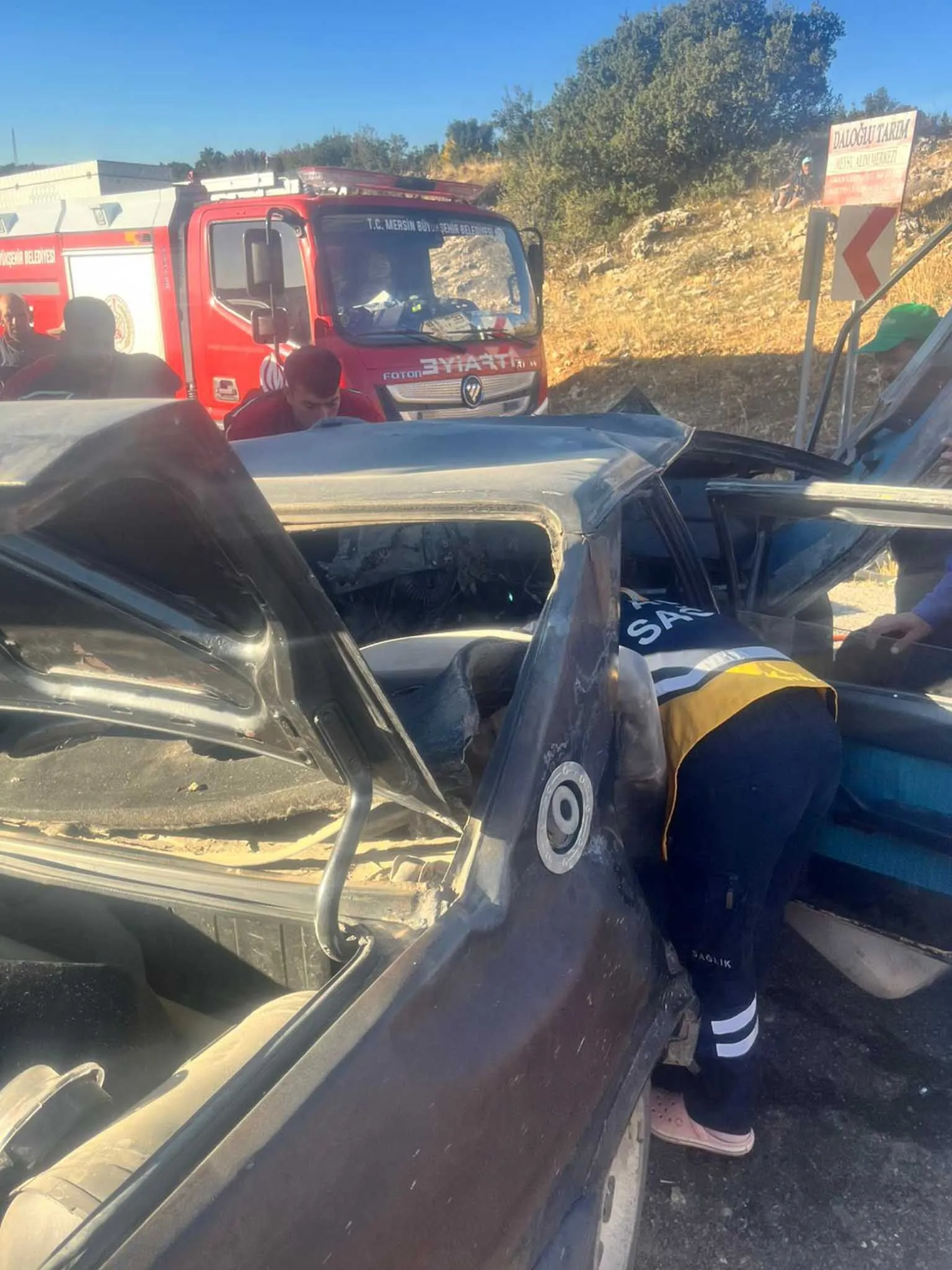 Tarim Iscilerini Tasiyan Midibus Ile Otomobil Carpisti 3 Olu 12 Yarali 3