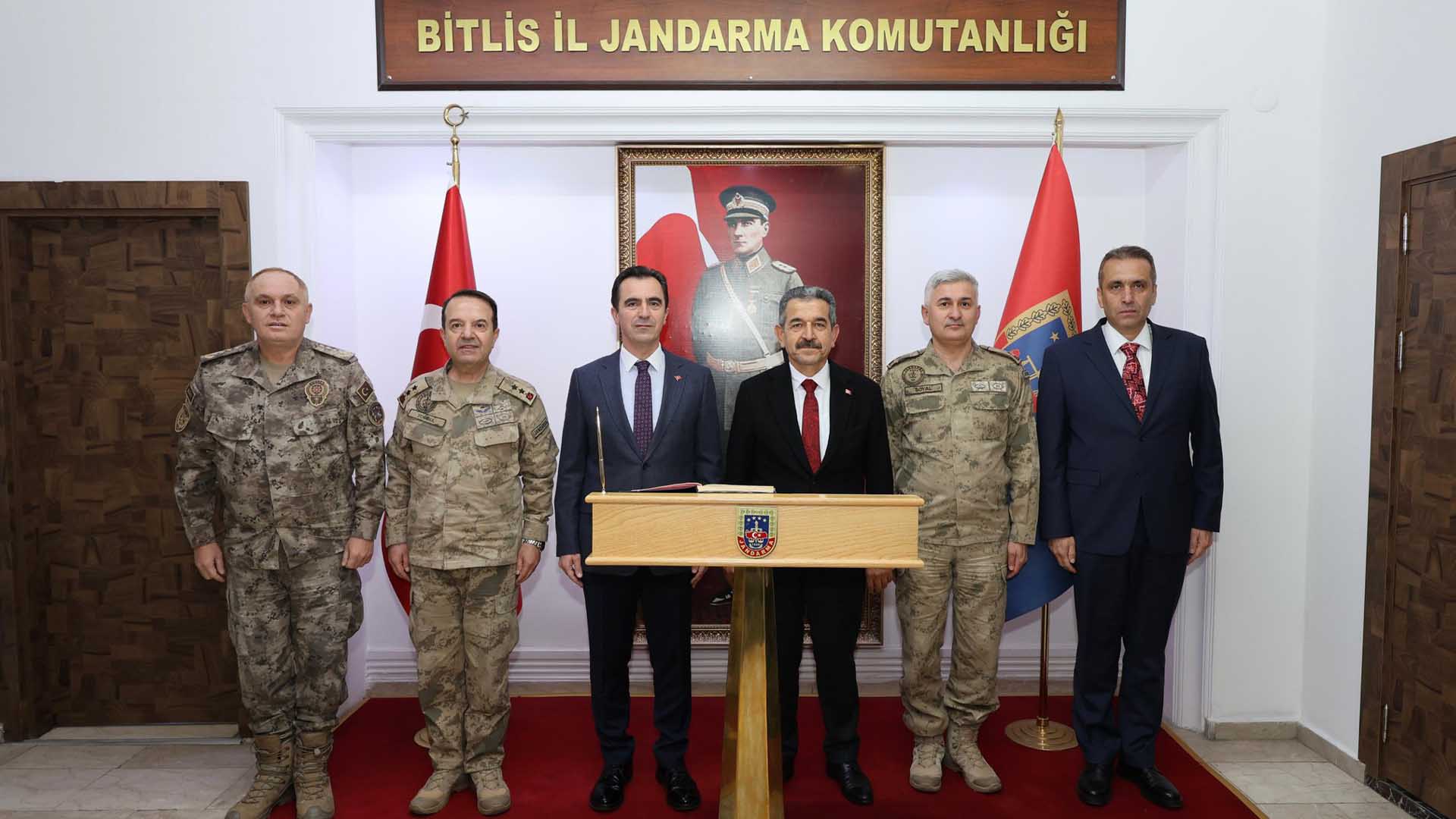 Bitlis Ve Şırnak Protokolünden İl Jandarma Komutanlığı’na Ziyaret 2