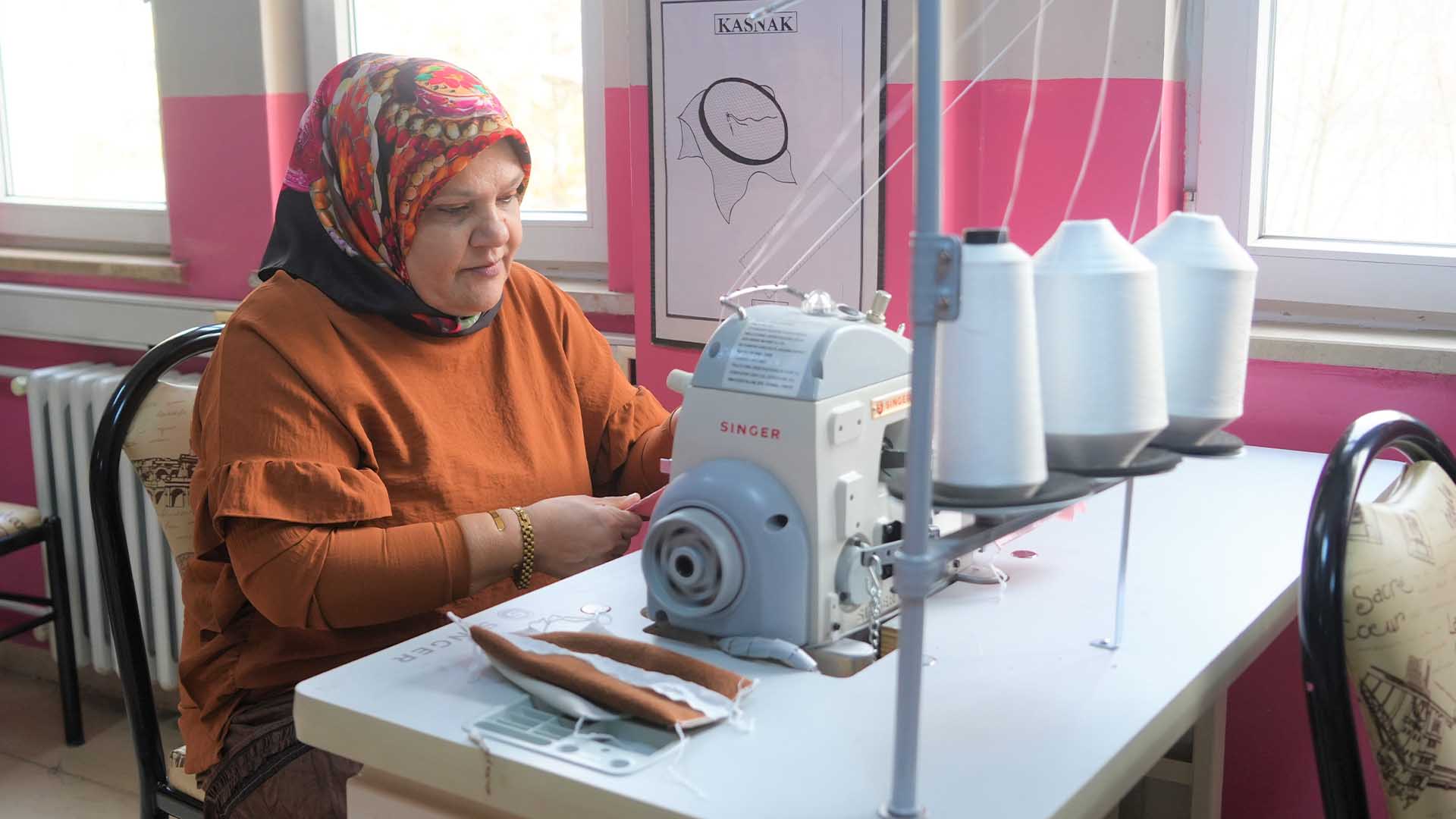 Muş’ta Kadın Kursiyerlerden Örnek Proje