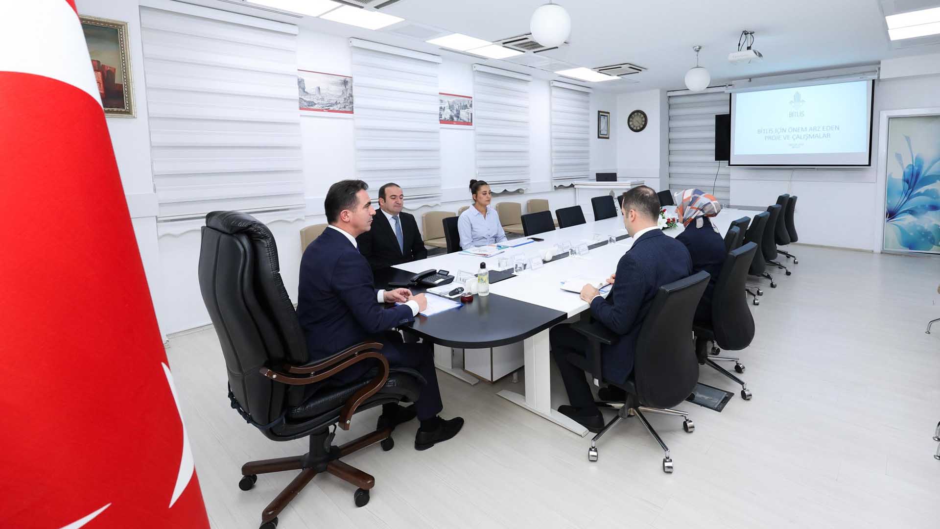 Bitlis’in Geleceği Masada, Vali Karakaya Projeleri Değerlendirdi 1