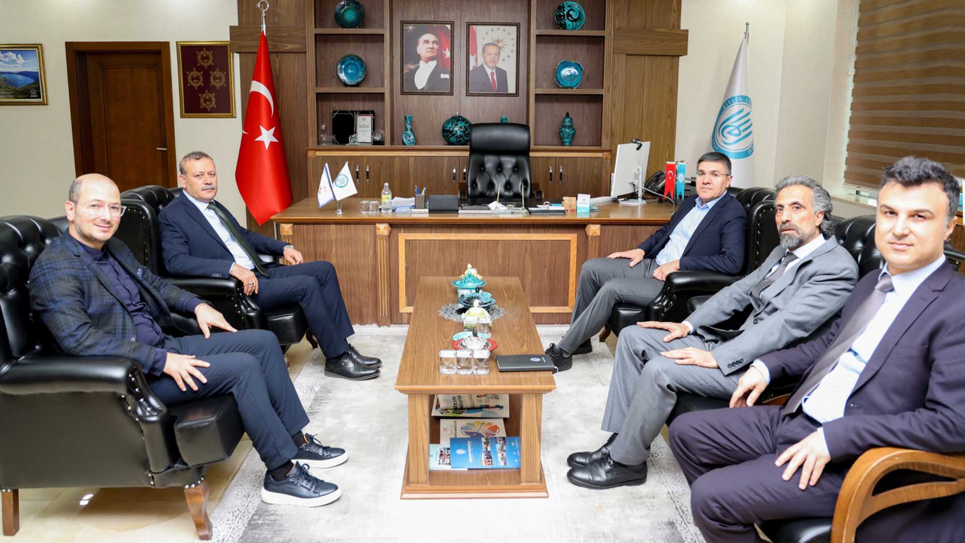 Burdur Mehmet Akif Ersoy Üniversitesi Rektörü'nden Bitlis Eren Üniversitesi’ne Ziyaret 1