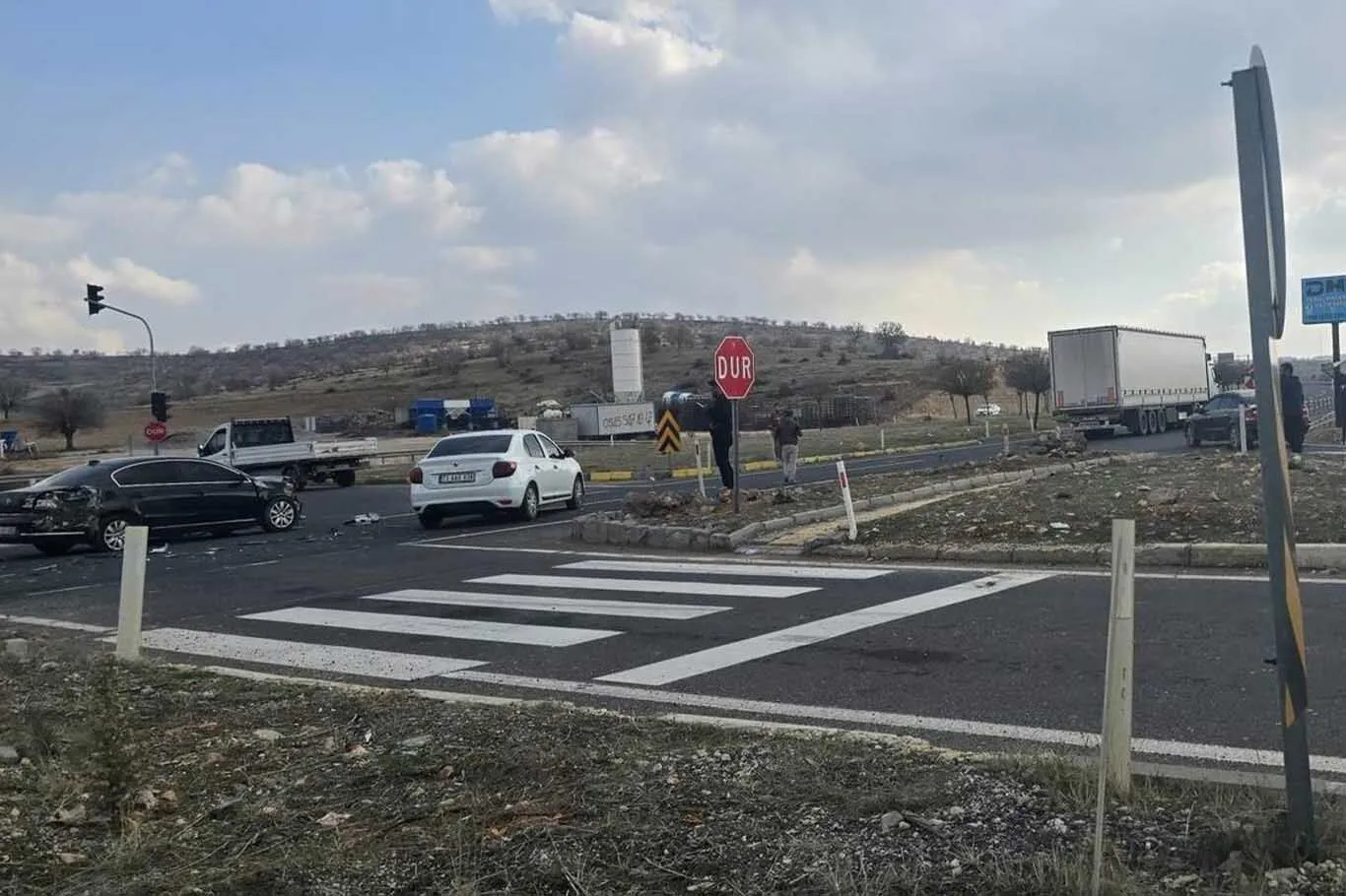 Mardin Diyarbakir Yolunda Zincirleme Kaza 1