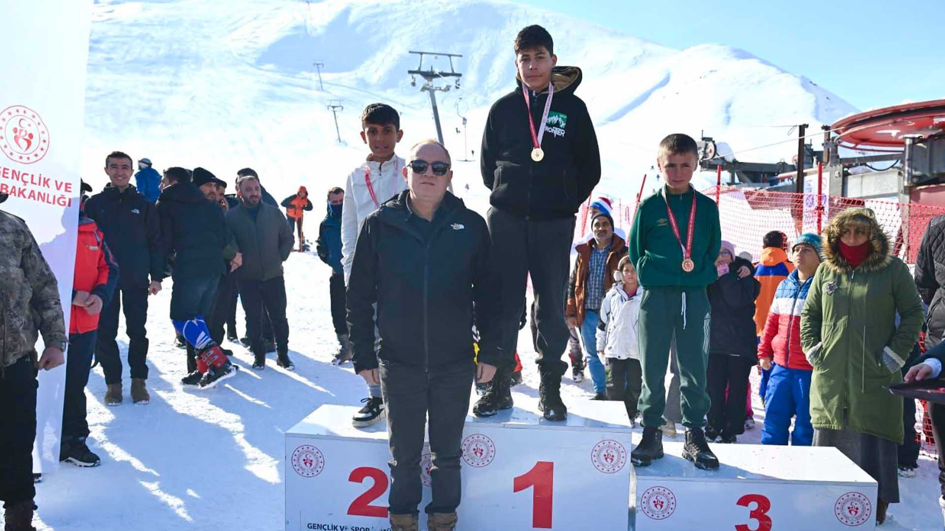 Bitlis’te Alp Disiplini, Snowboard Ve Kayaklı Koşu İl Birinciliği Müsabakaları Tamamlandı 1