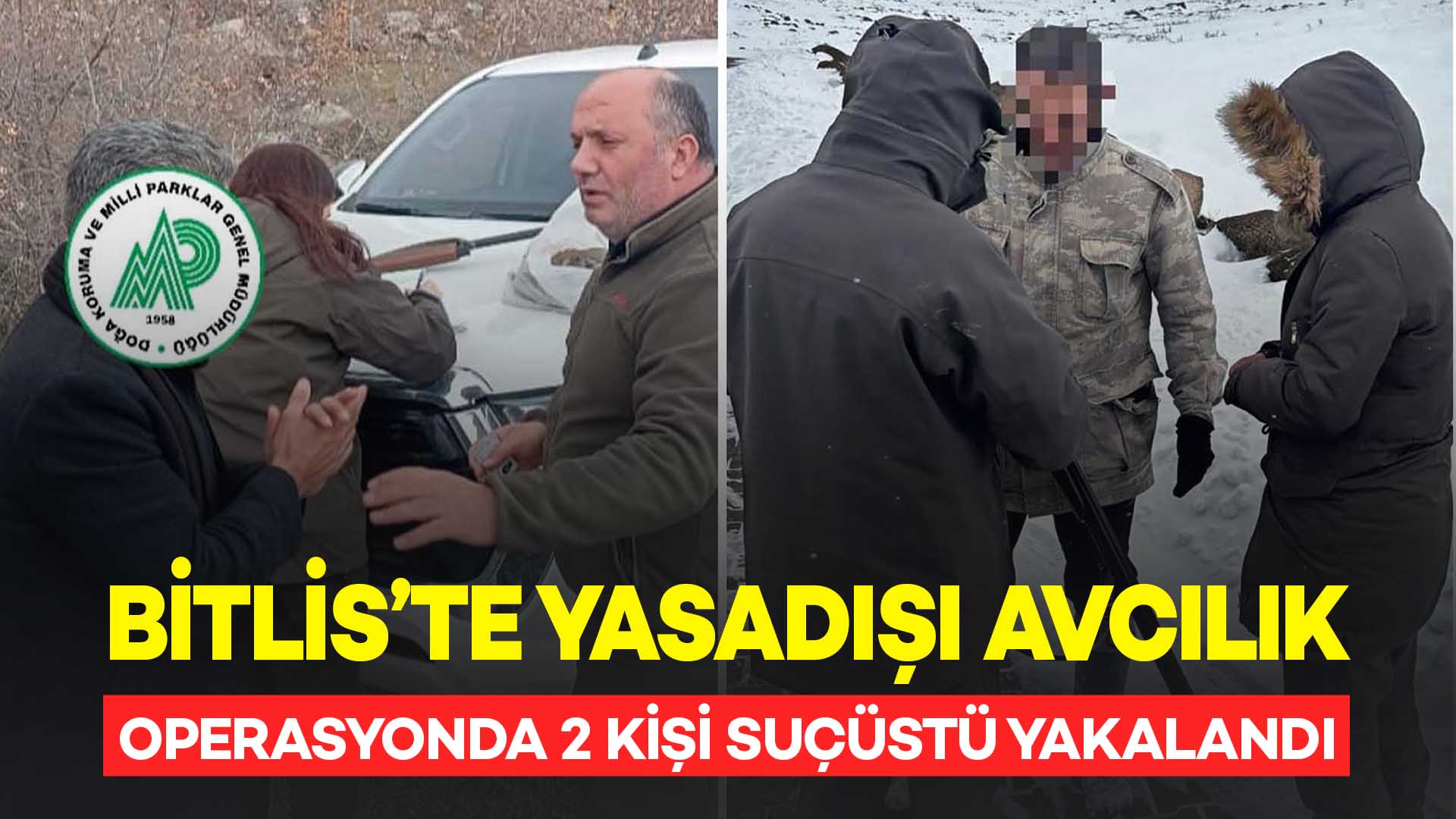 Bitlis'te Yasadışı Avcılık Yapan 2 Kişi Yakalandı 3
