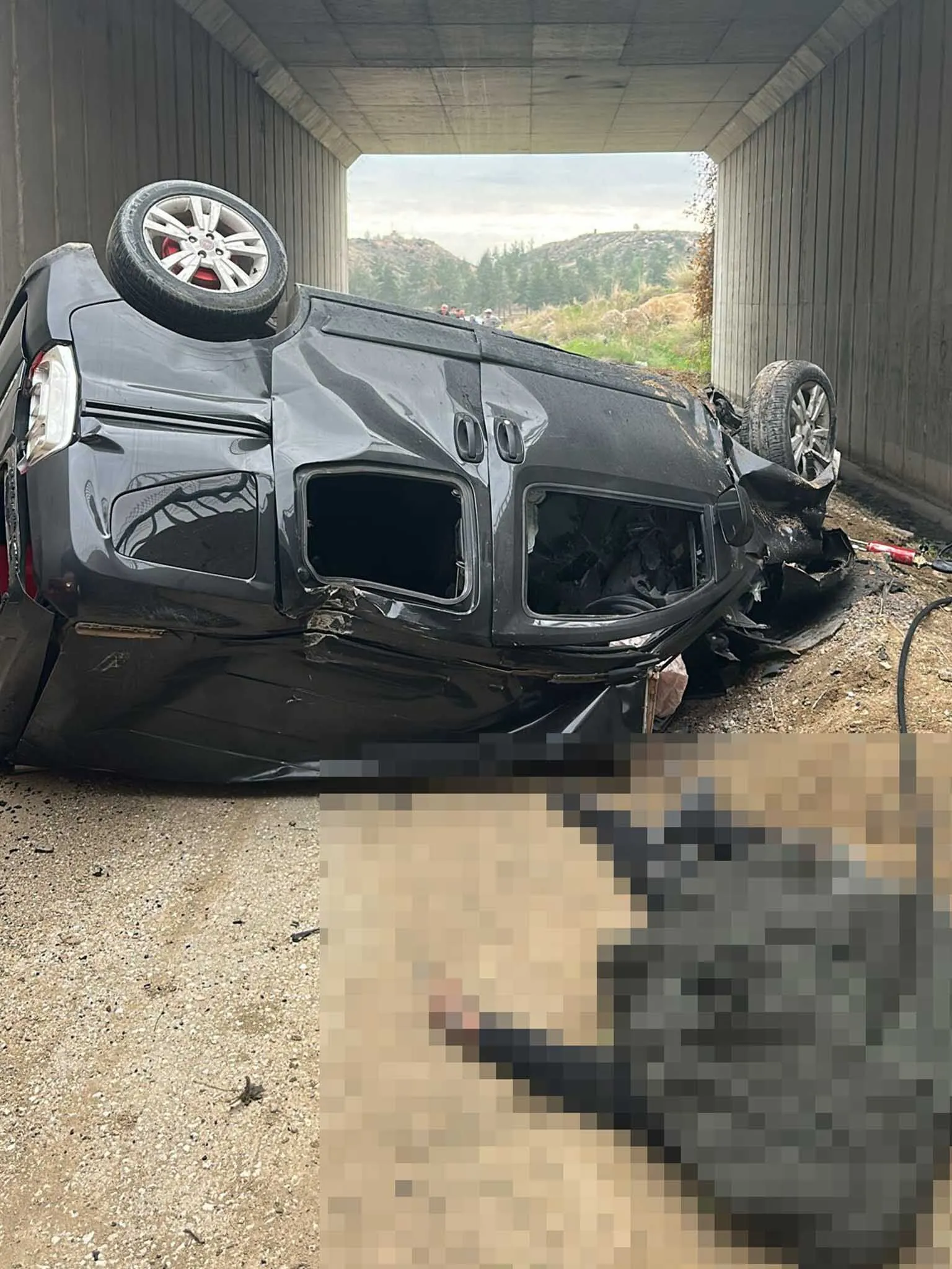 Hafif Ticari Arac Kopruden Dustu 2 Olu 3 Yarali 1