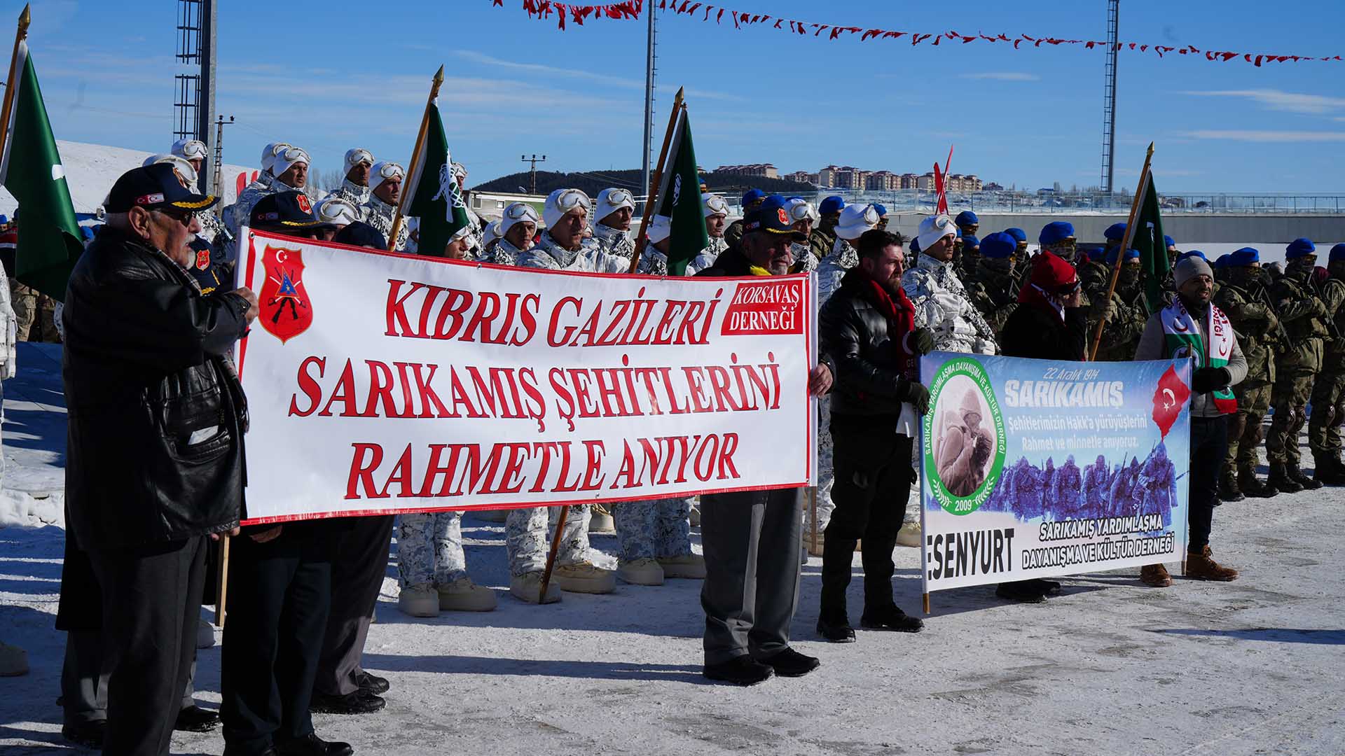 Sarıkamış Şehitleri 111. Yılında Dualarla Ve Yürüyüşle Anıldı
