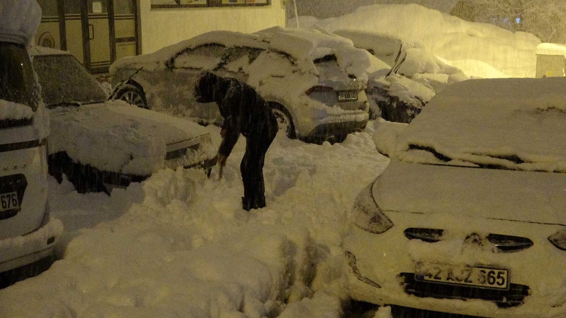 Bitlis'te Kar Yağışı Etkili Oldu 2