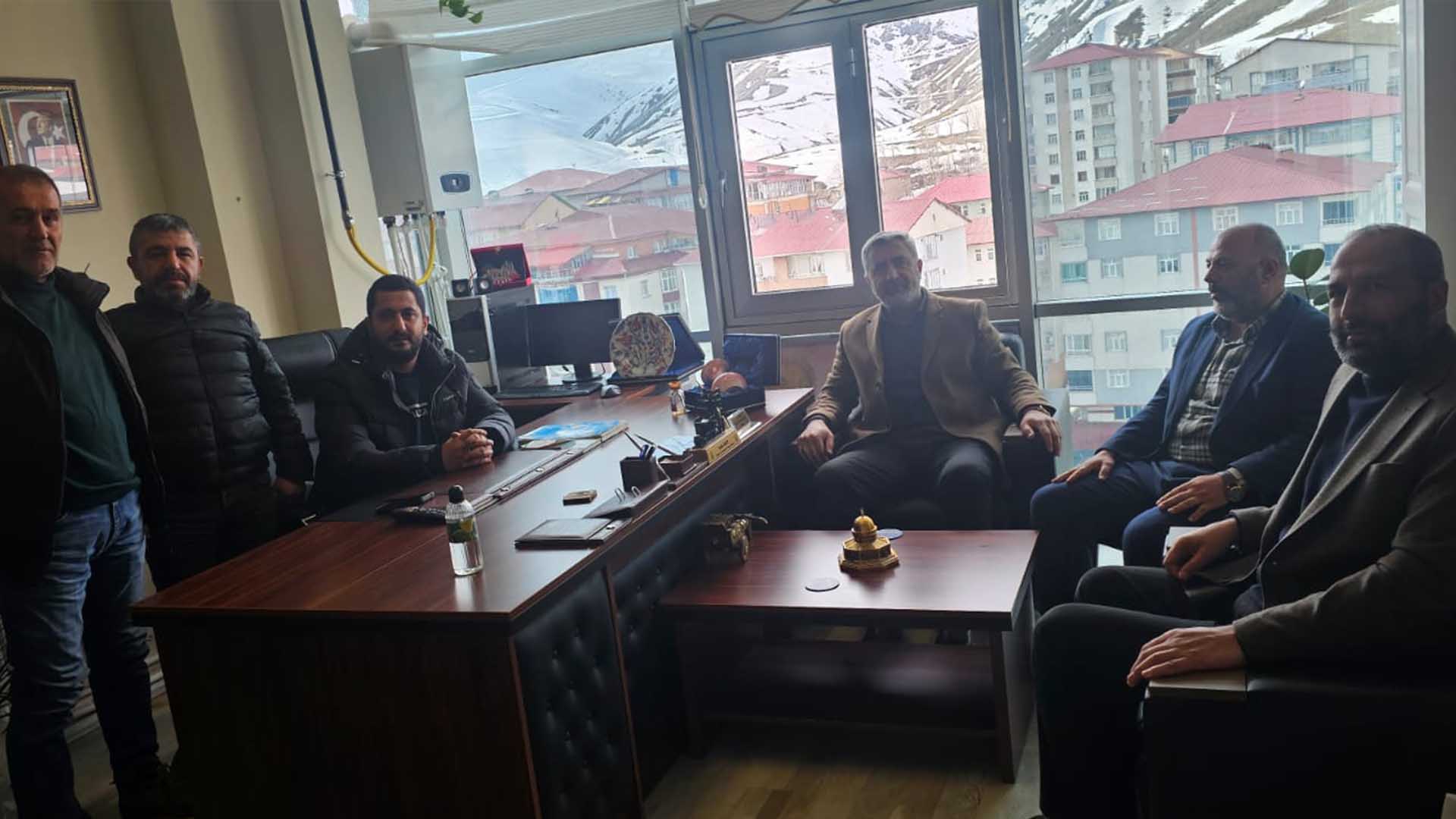 Hüda Par Bitlis İl Başkanı Karakaya’dan Besob Başkanı İrgit’e Hayırlı Olsun Ziyareti