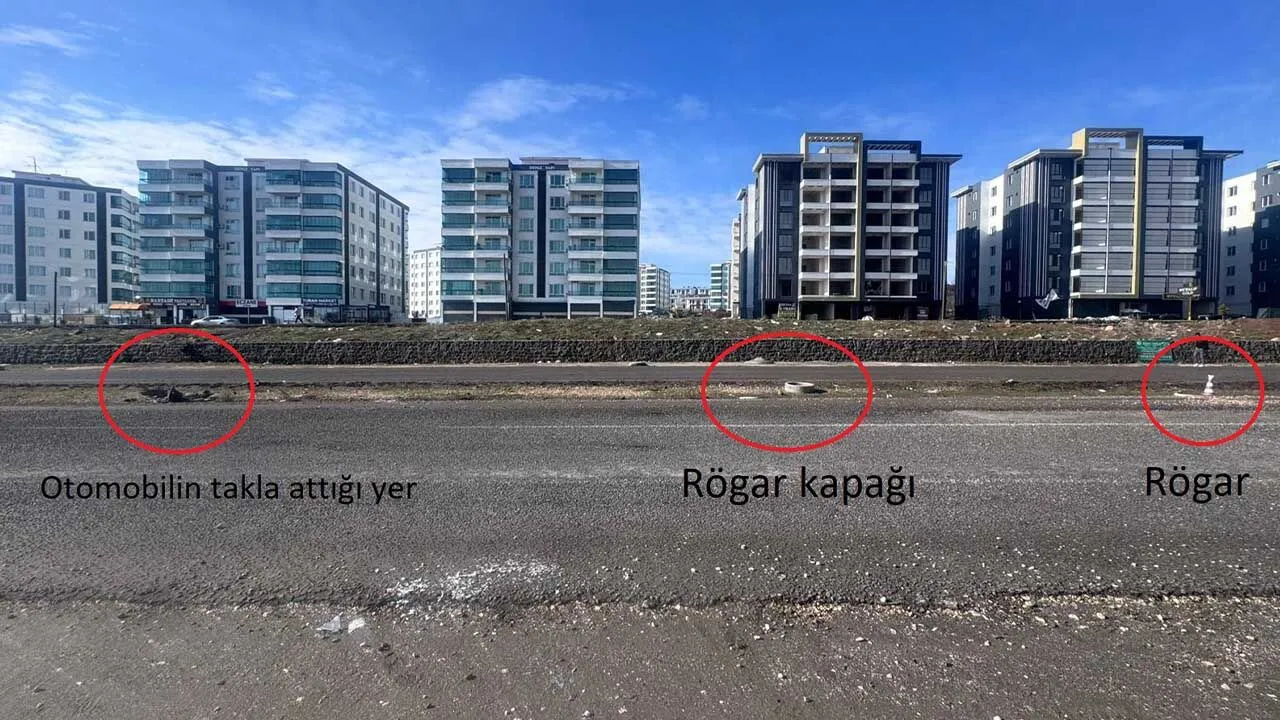 Rogar Kapagina Carpip Takla Atan Otomobilin Surucusu Oldu Kaza Kamerada 2