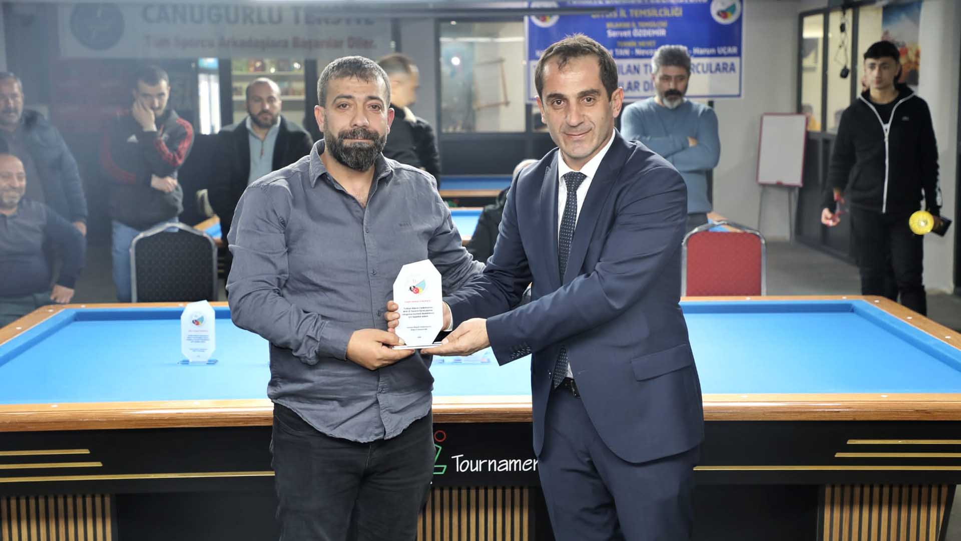 Üç Bant Bilardo Bitlis İl Şampiyonası 1. Etabı Tamamlandı 2