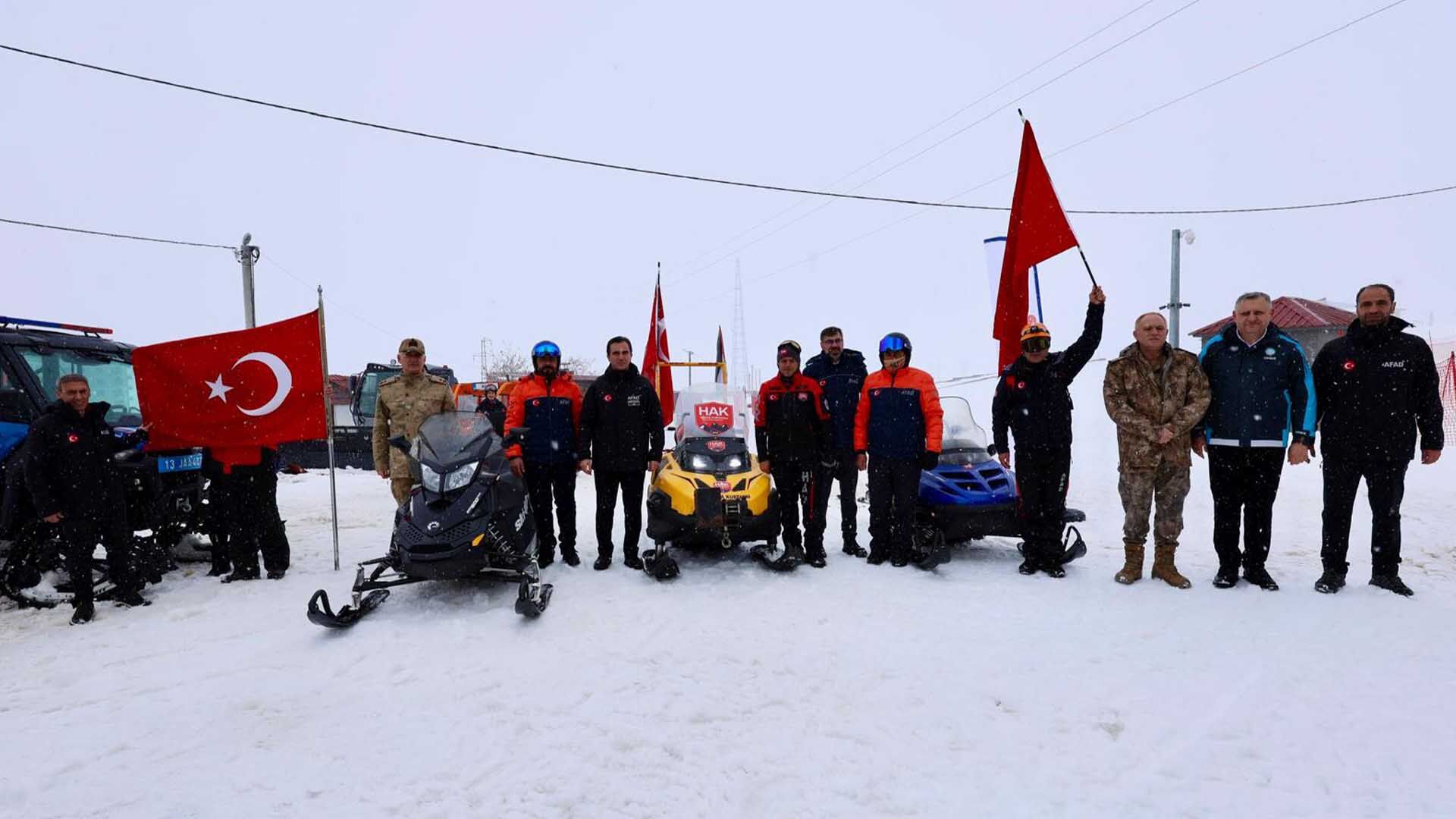 Bitlis’te Nefes Kesen Çığ Tatbikatı 5