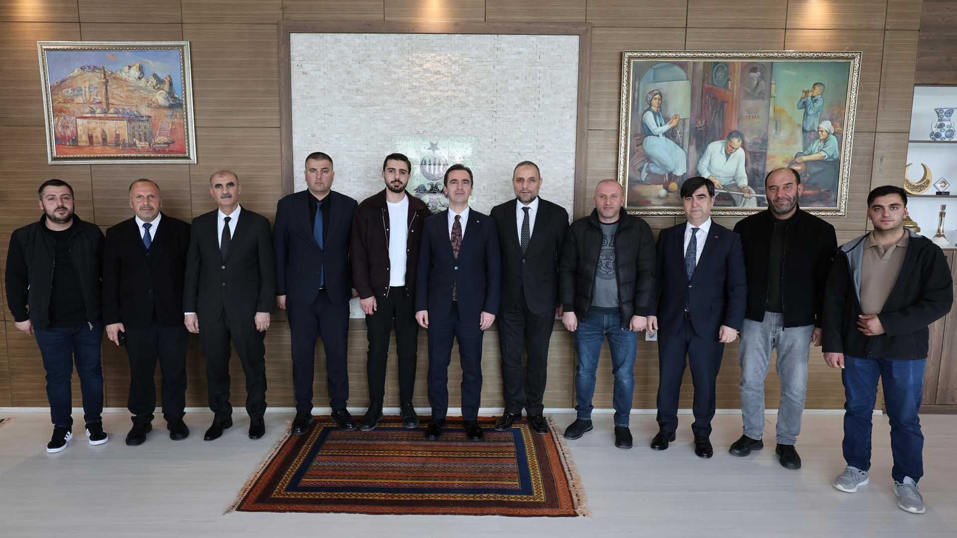 Bitlis’te Sanayicilerden Vali Karakaya’ya Bayram Ziyareti 1