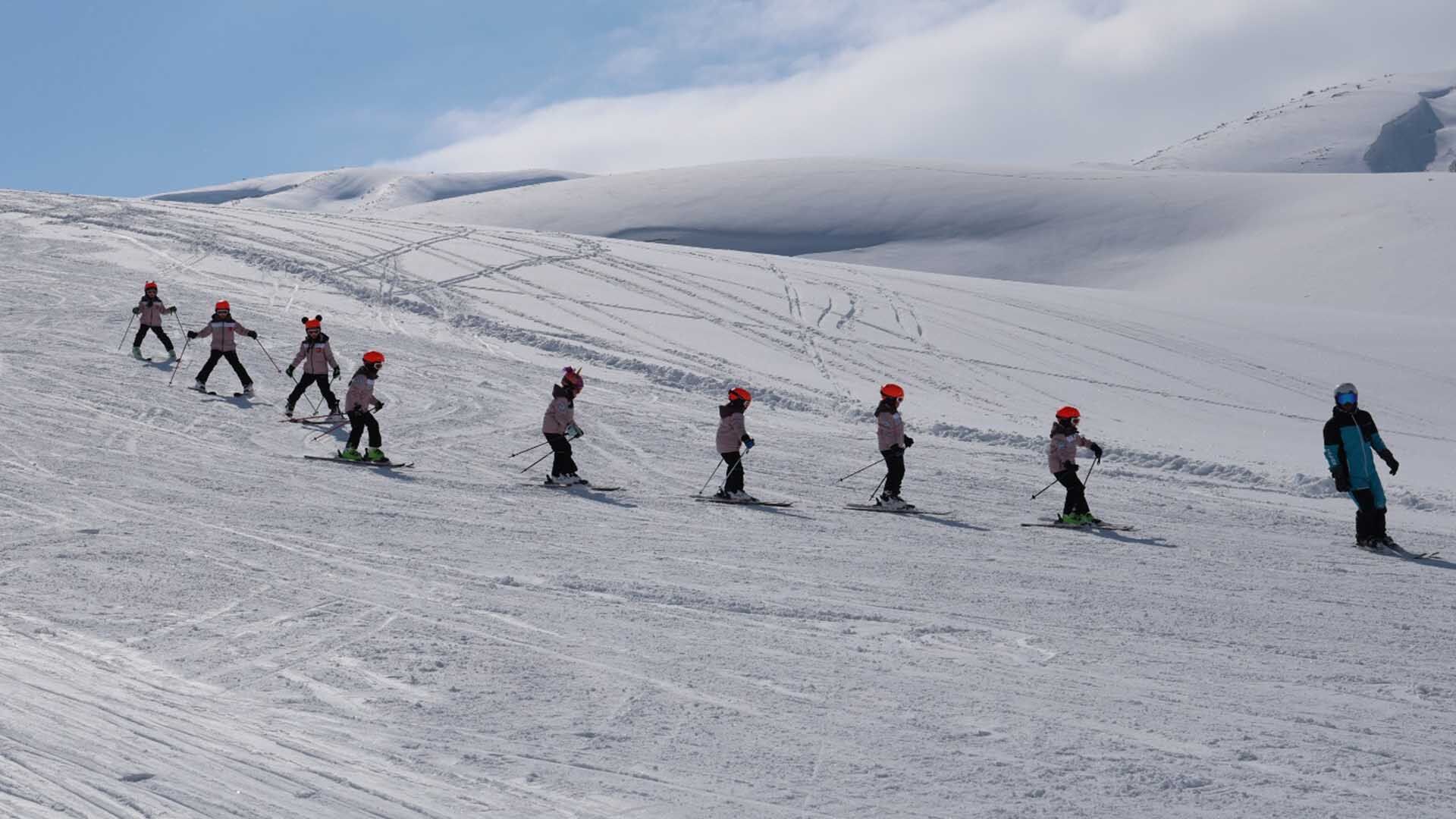 Rektör Elmastaş’tan Kayak Altyapı Antrenmanlarına Ziyaret 1