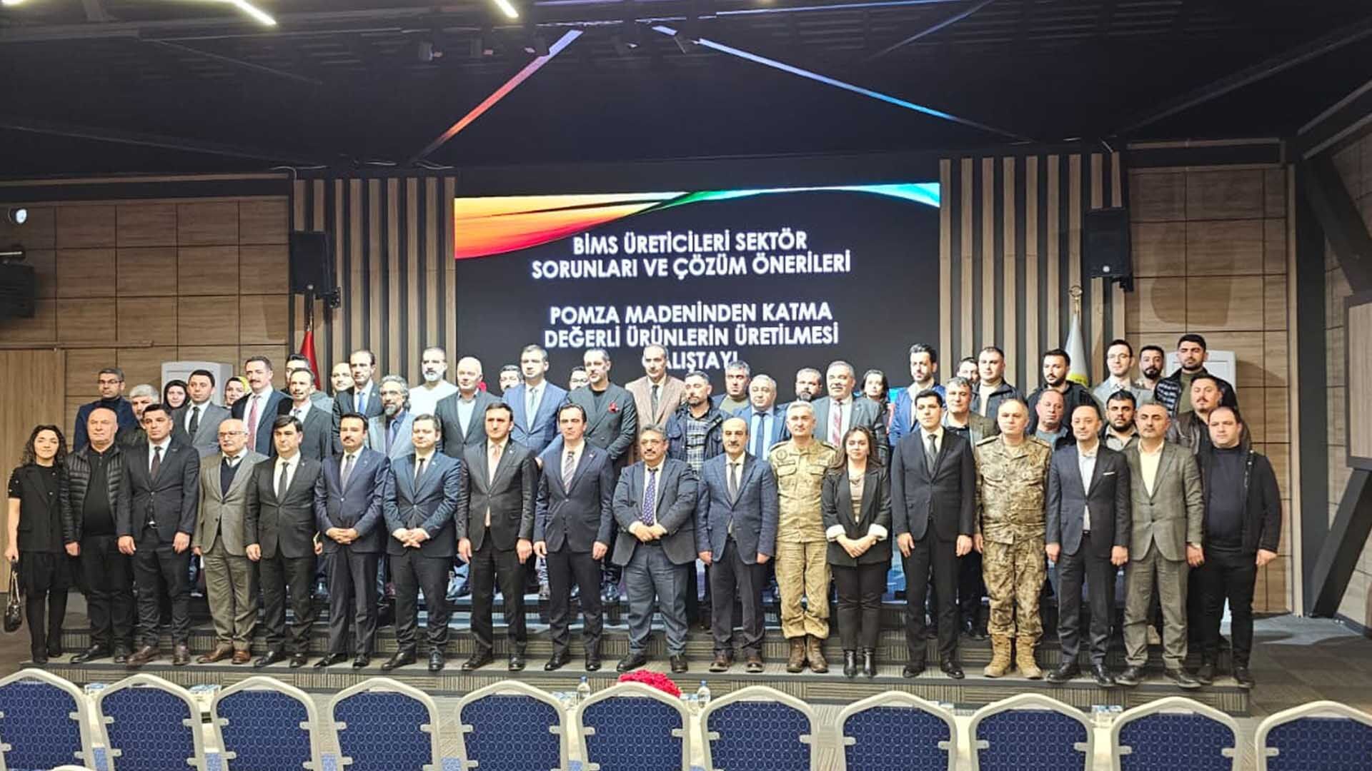 Bitlis’te Bims Ve Pomza Çalıştayı, Sektörün Yol Haritası Masaya Yatırıldı