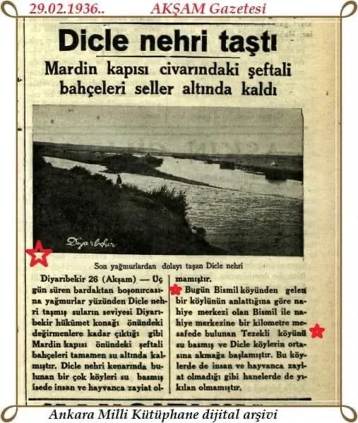 Dicle Nehri Taştı İlçe Ve Çevresindeki Köyler Sular Altında Kaldı 1