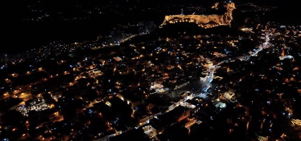 Mardin'in Tarihi Dokusu Havadan Görüntülendi 5