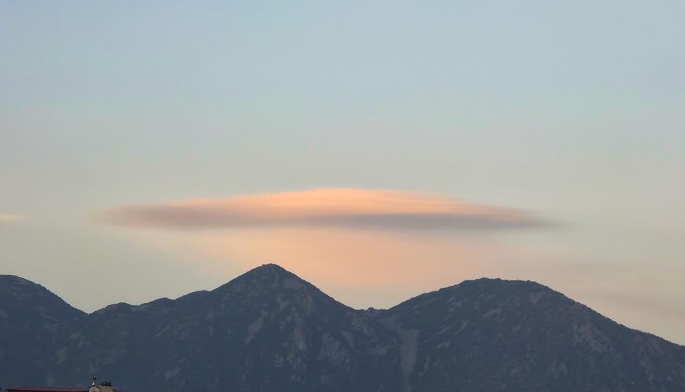 Bitlis'te Ufo'yu Andıran Görüntü Dikkat Çekti 1