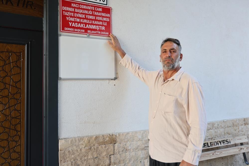 Elazığ'da bir camide yeni dönem: Taziyede yemek verilmeyecek