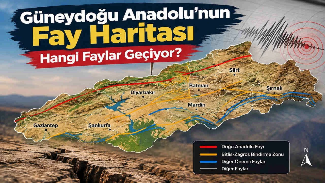 Güneydoğu Anadolu’nun Fay Haritası: Hangi Faylar Geçiyor?