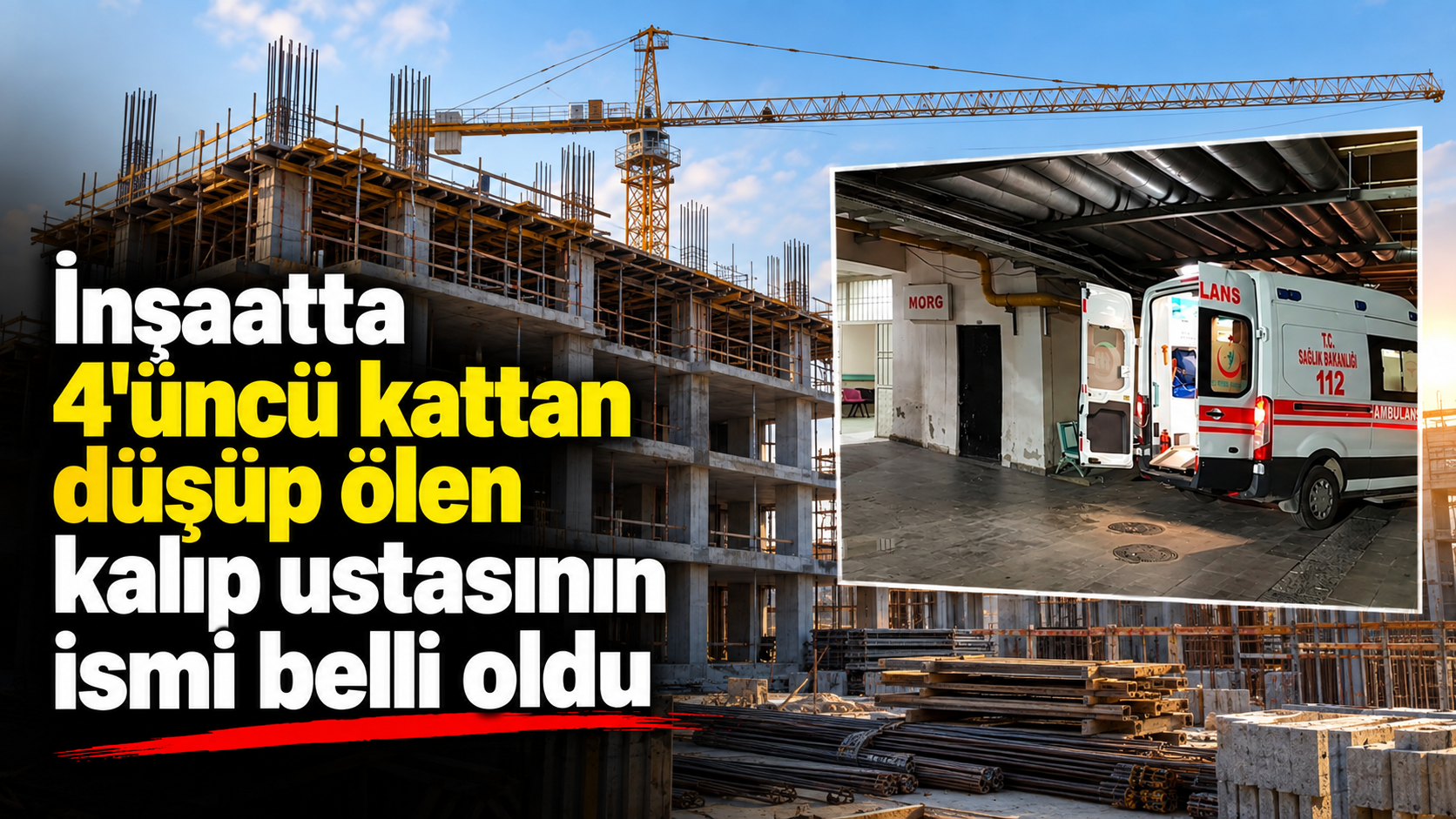 İnşaatta 4'üncü kattan düşüp ölen kalıp ustasının ismi belli oldu