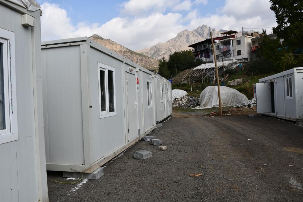 Beytüşşebap'ta Sel Mağdurları Için Konteyner Kent Kuruldu 1