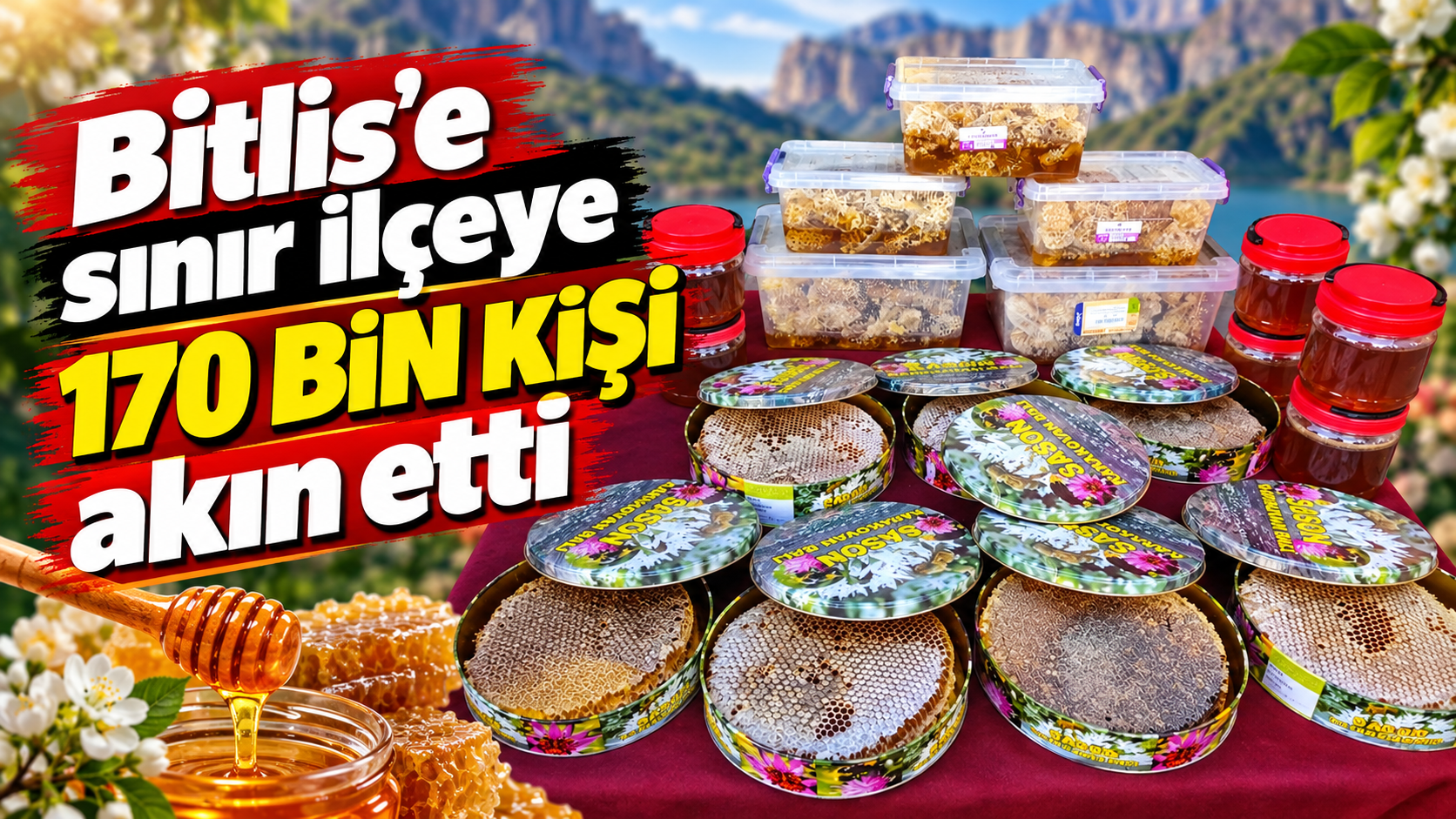 Bitlis'e sınır ilçeye 170 bin kişi akın etti