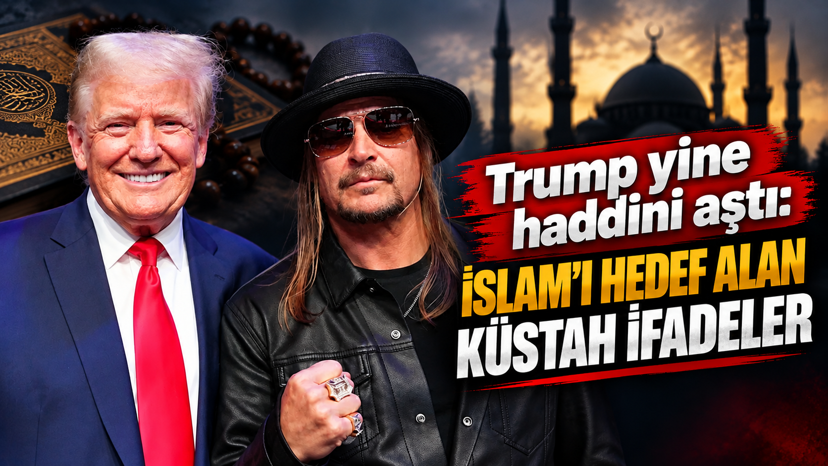 Trump yine haddini aştı: İslam'ı hedef alan küstah ifadeler