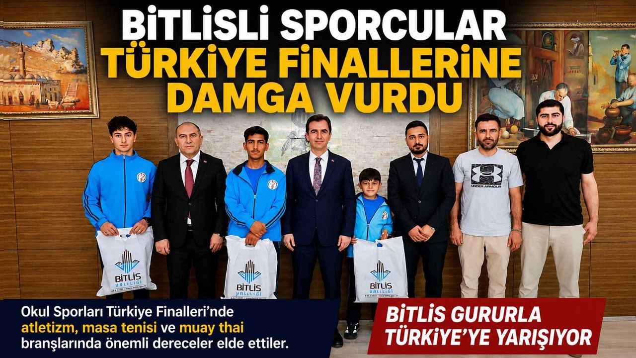 Bitlisli Sporcular Türkiye Finallerine Damga Vurdu