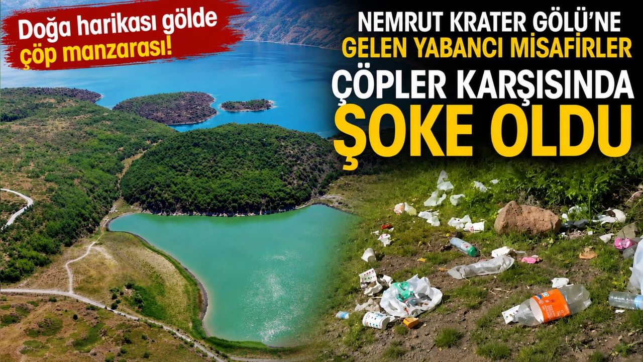 Doğa Harikası Nemrut Krater Gölü’ne Gelen Yabancı Misafirler
