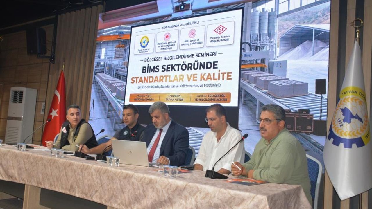 Bitlis'te bims sektörünün geleceği masaya yatırıldı