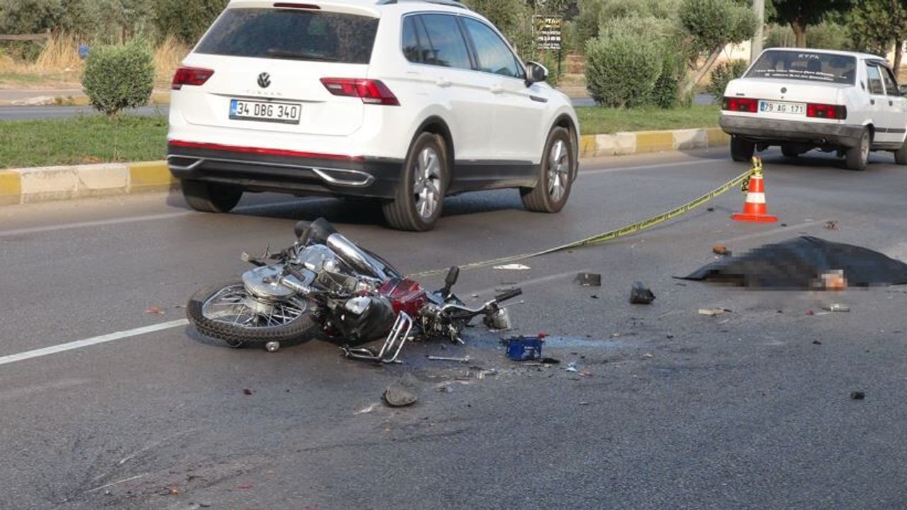 Kilis'te beton mikseriyle motosiklet çarpıştı: 1 ölü, 1 ağır yaralı