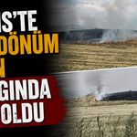 Bitlis'te 300 dönüm alan yangında kül oldu